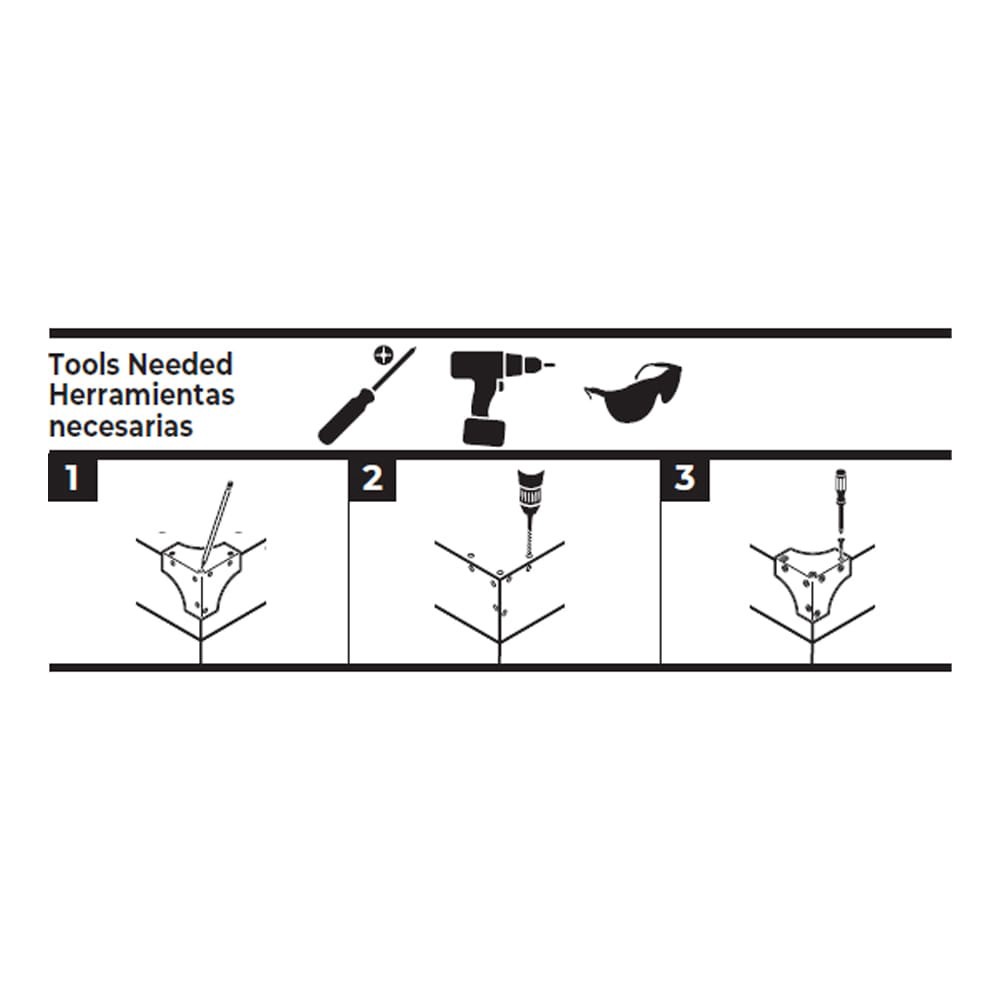 slide 5 of 6, RELIABILT 1.75-in x 1.75-in x 1.75-in Black Steel Corner brace 2 -Pack, 1 ct