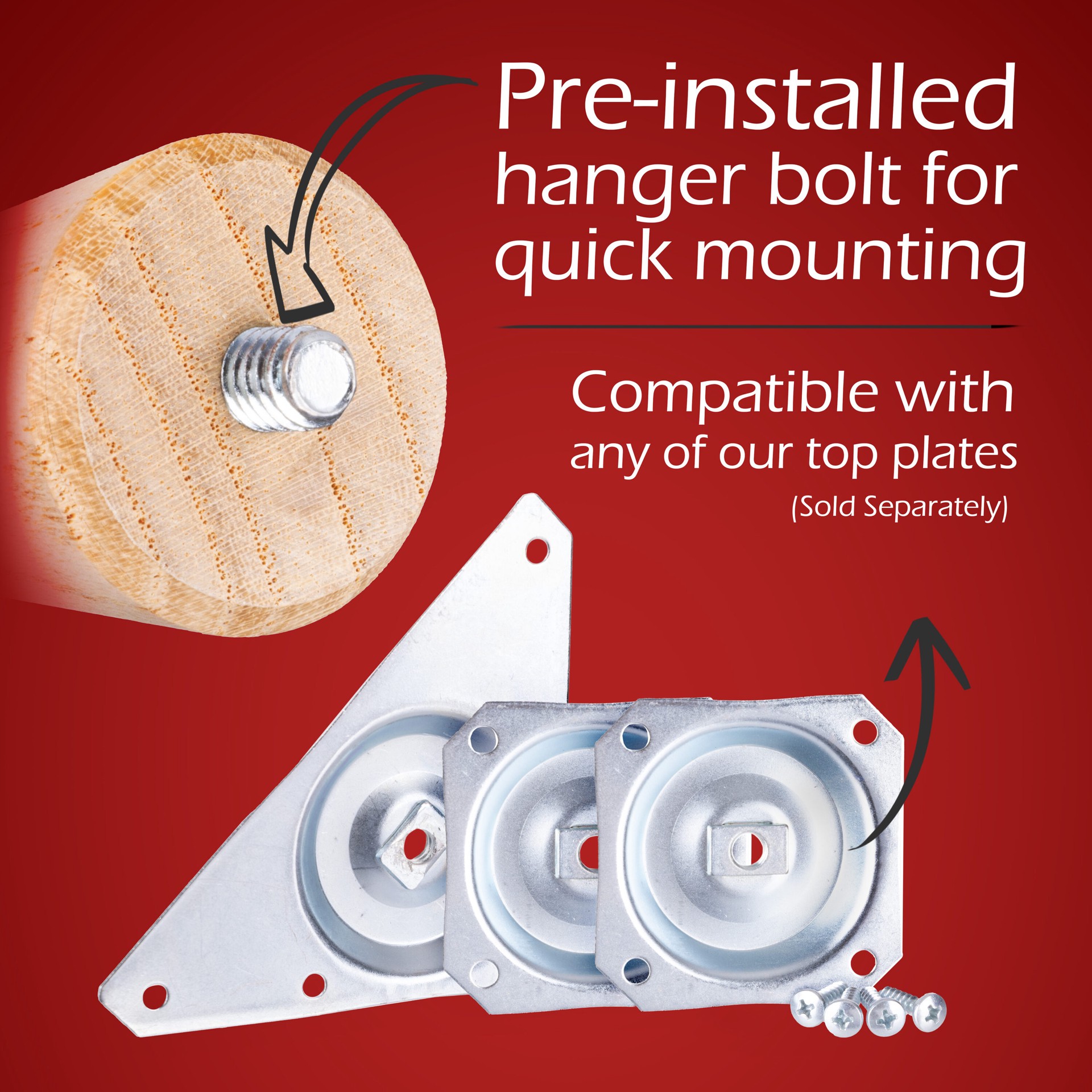 slide 3 of 6, Waddell 1.5-in x 3.5-in Classic Ash End table leg, 1 ct