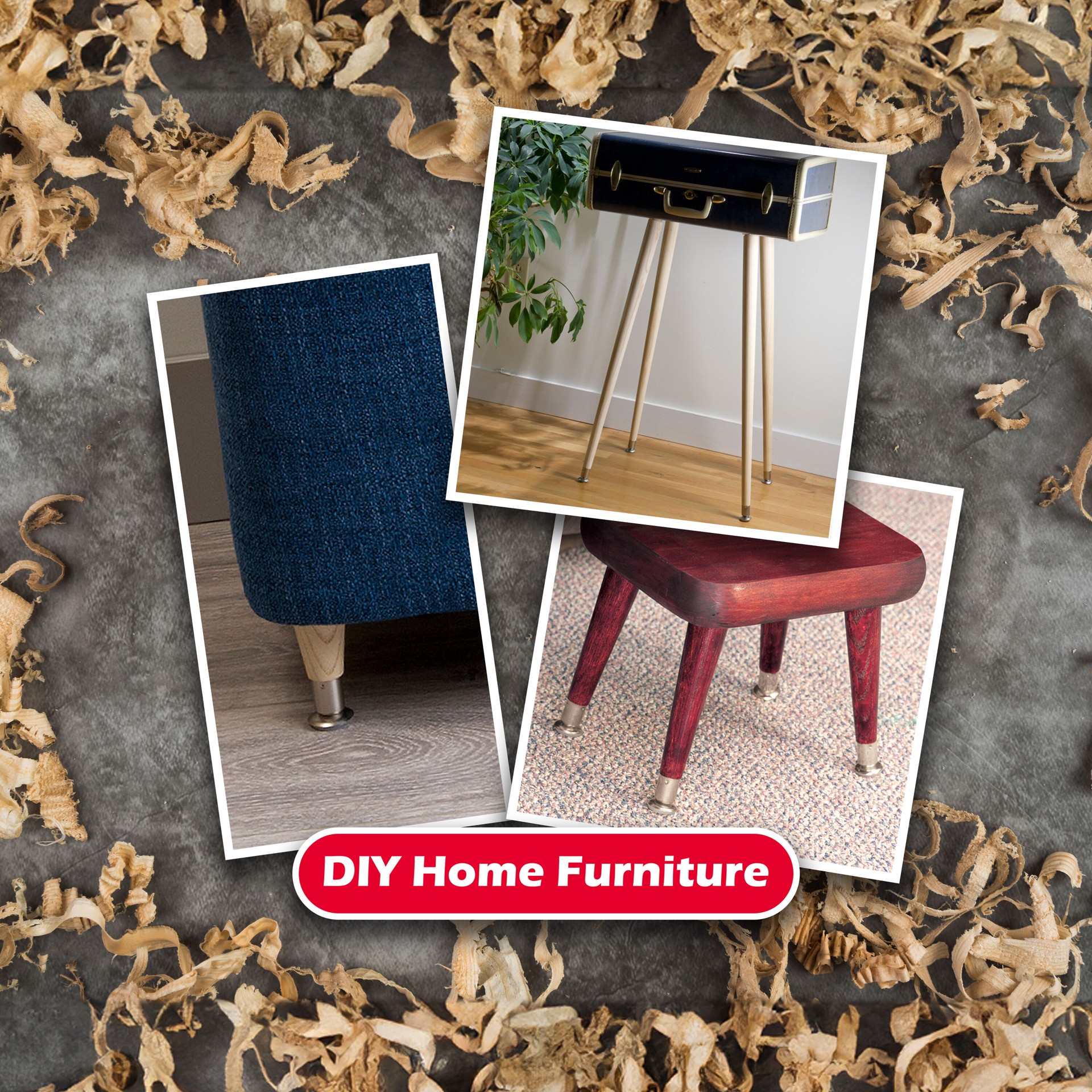 slide 5 of 6, Waddell 1.5-in x 3.5-in Classic Ash End table leg, 1 ct