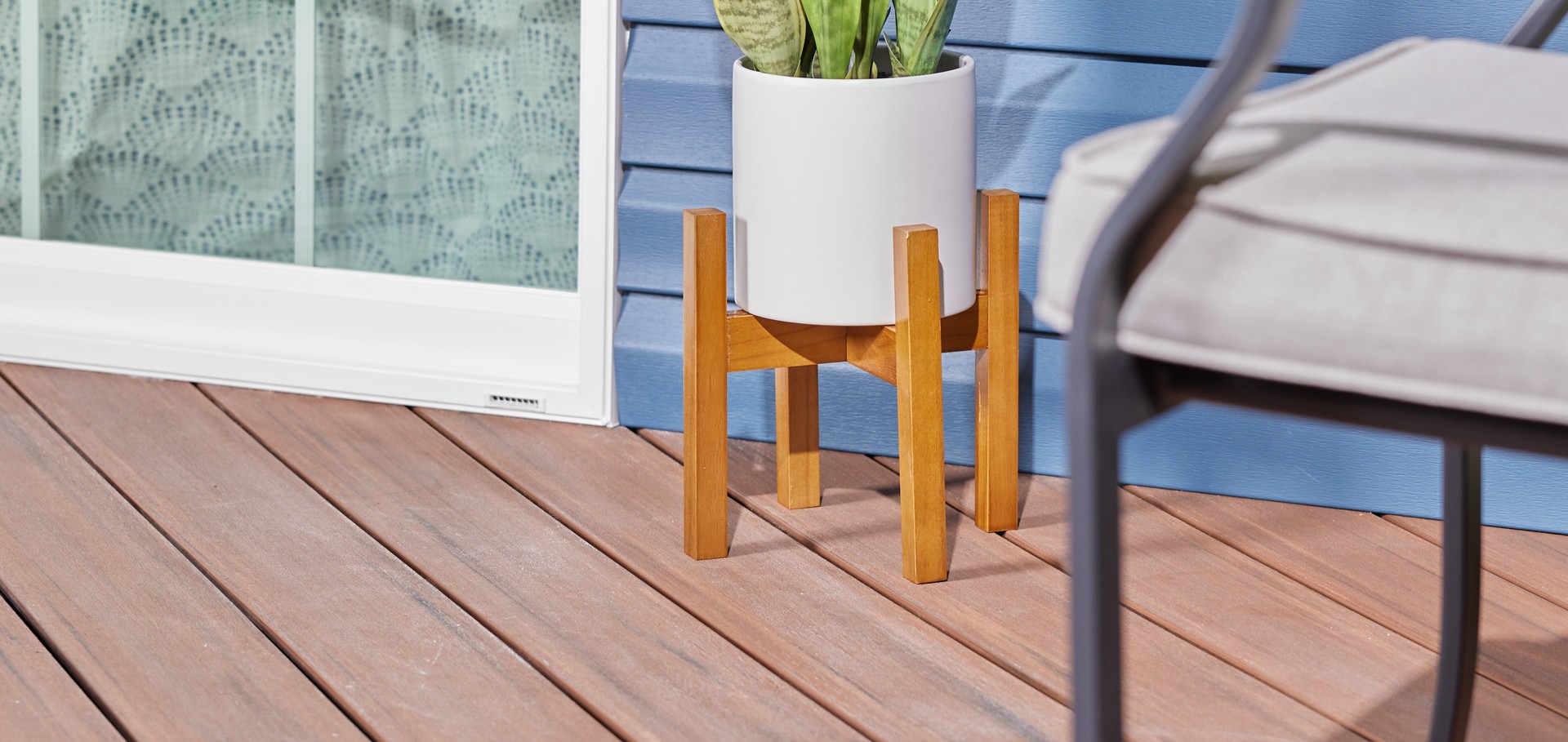 slide 2 of 6, Style Selections Contemporary 10-in H x 10.24-in W Walnut Indoor/Outdoor Square Wood Plant Stand, 1 ct