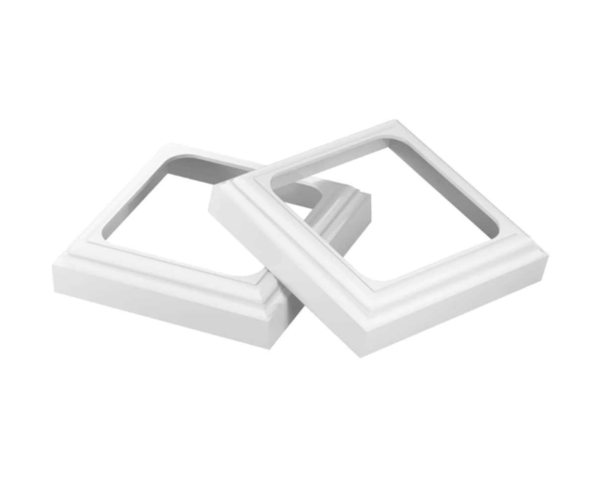 slide 1 of 5, Fypon PVC Cap Base Kit 5-in PVC Column Cap and Base Kit, 1 ct