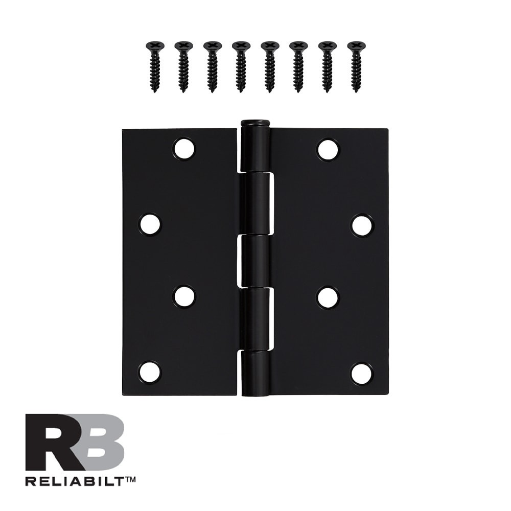 slide 2 of 6, RELIABILT 4-in H Square Oil-Rubbed Bronze Mortise Interior Door Hinge, 1 ct