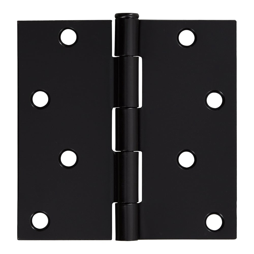 slide 1 of 6, RELIABILT 4-in H Square Oil-Rubbed Bronze Mortise Interior Door Hinge, 1 ct