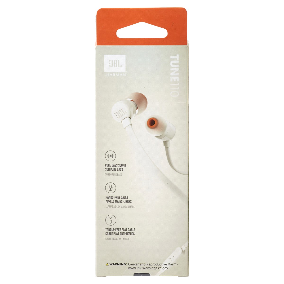 slide 3 of 5, JBL Tune Wired Earbuds White, 1 ct