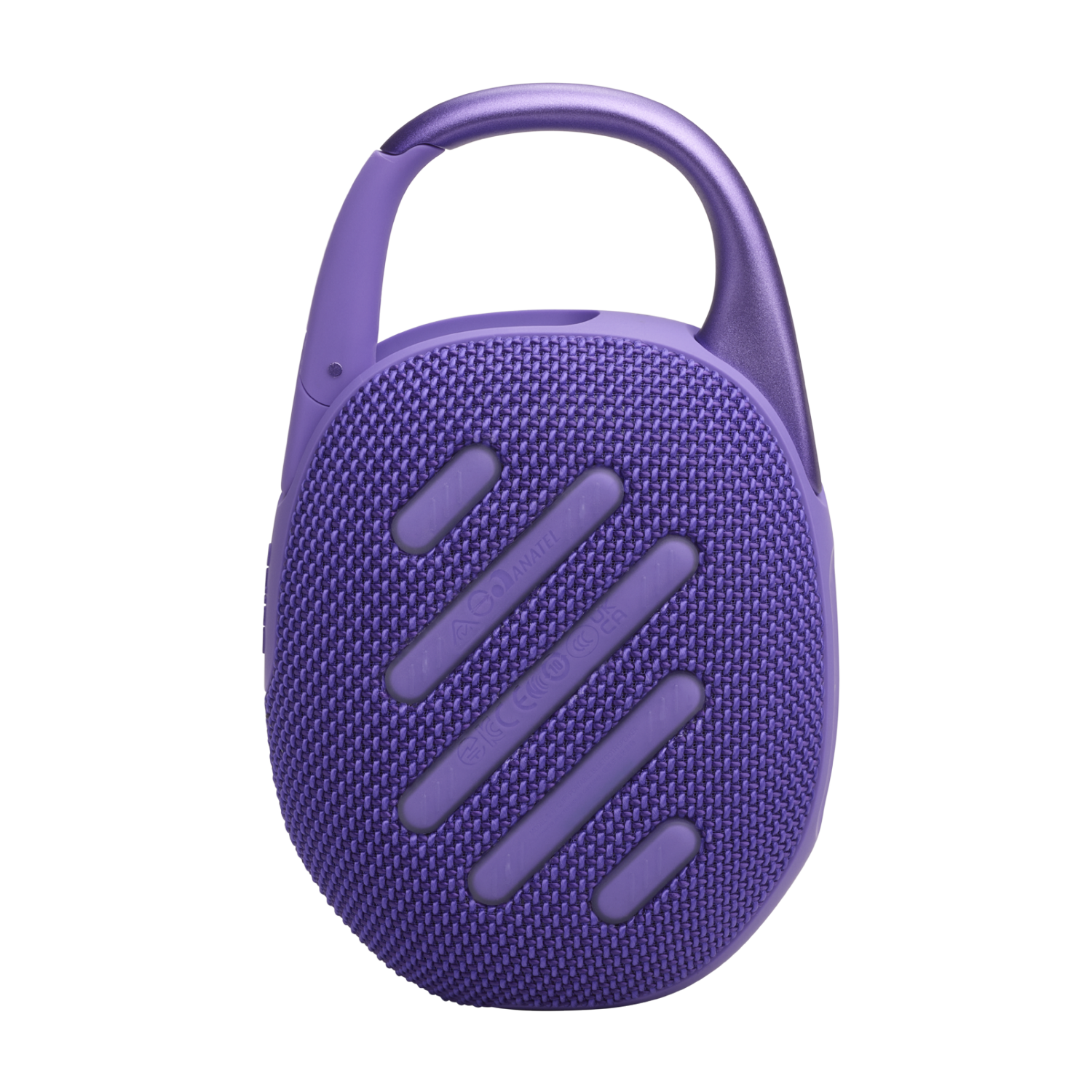 slide 2 of 6, JBL Clip 5 Portable Bluetooth Waterproof Speaker - Purple, 1 ct