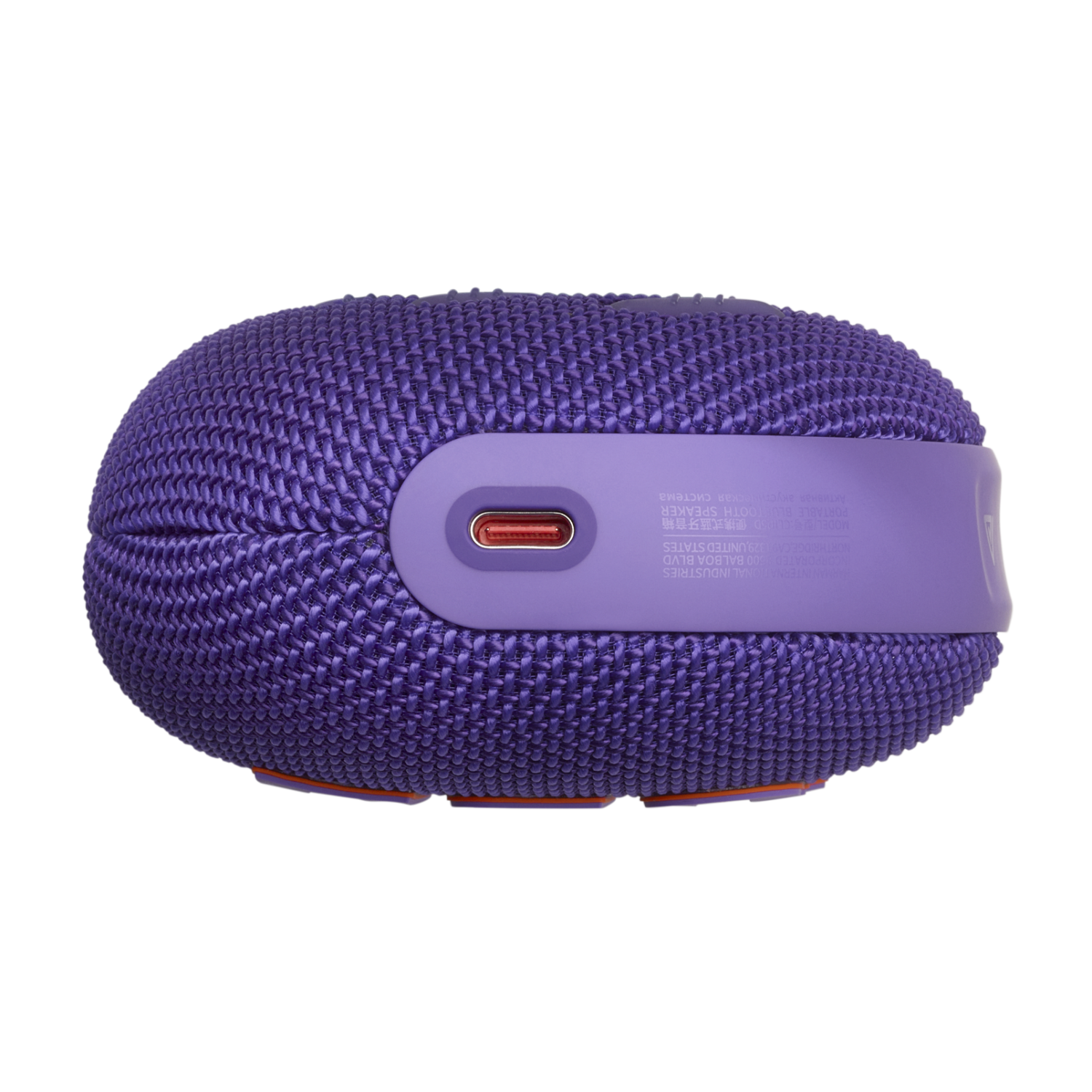 slide 3 of 6, JBL Clip 5 Portable Bluetooth Waterproof Speaker - Purple, 1 ct