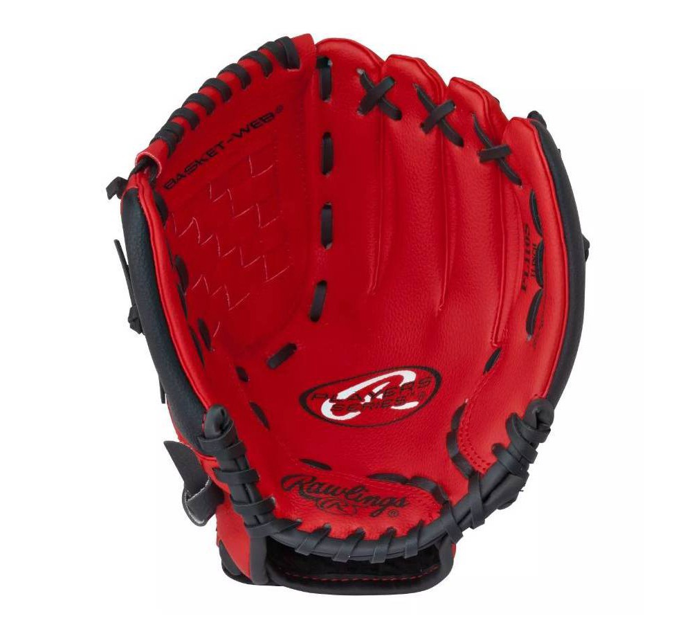 slide 2 of 4, Rawlings Player Series 11" T Ball Glove - Red, 1 ct