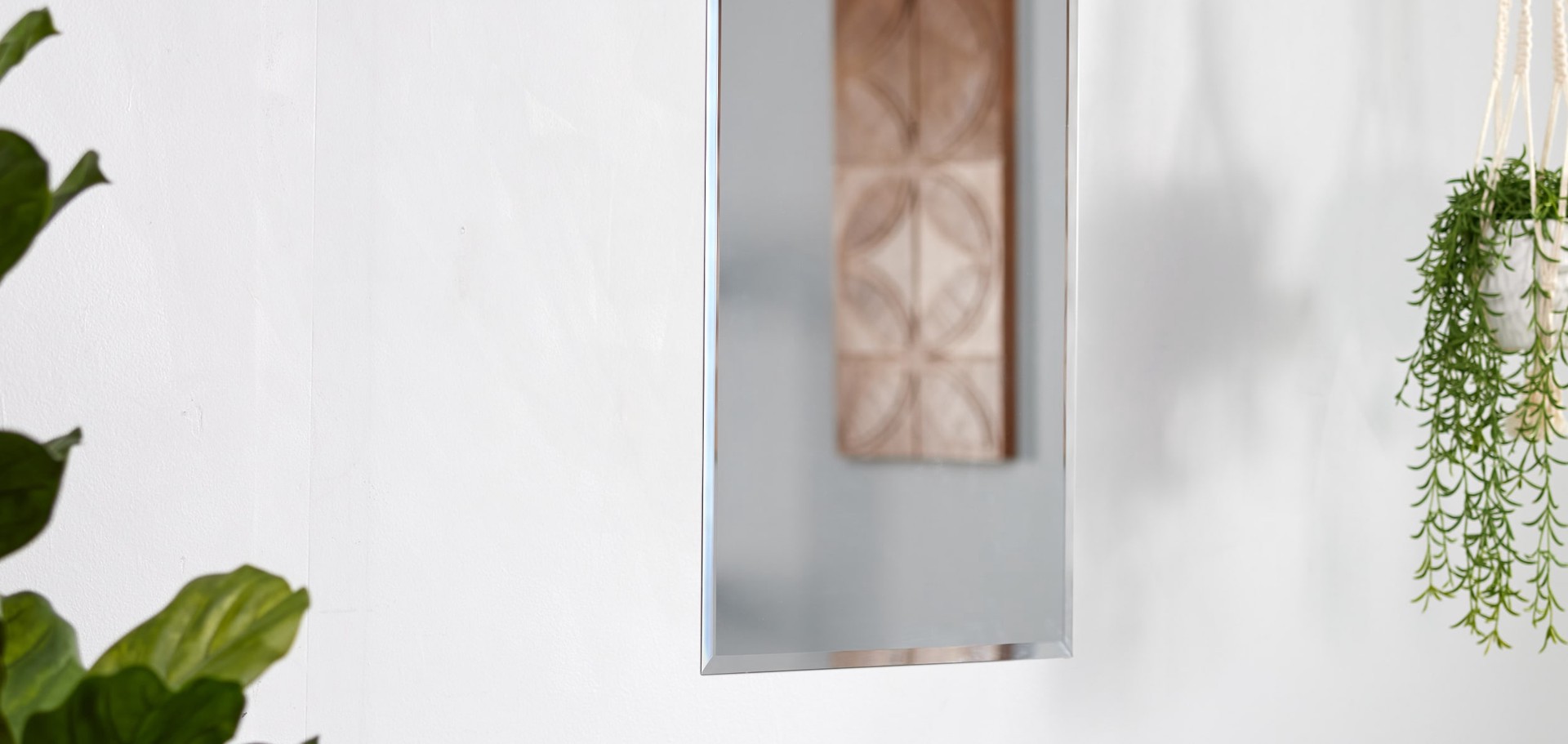 slide 3 of 6, Project Source 16-in x 26-in Surface/Recessed Mount Frameless Mirrored Rectangle Medicine Cabinet, 1 ct