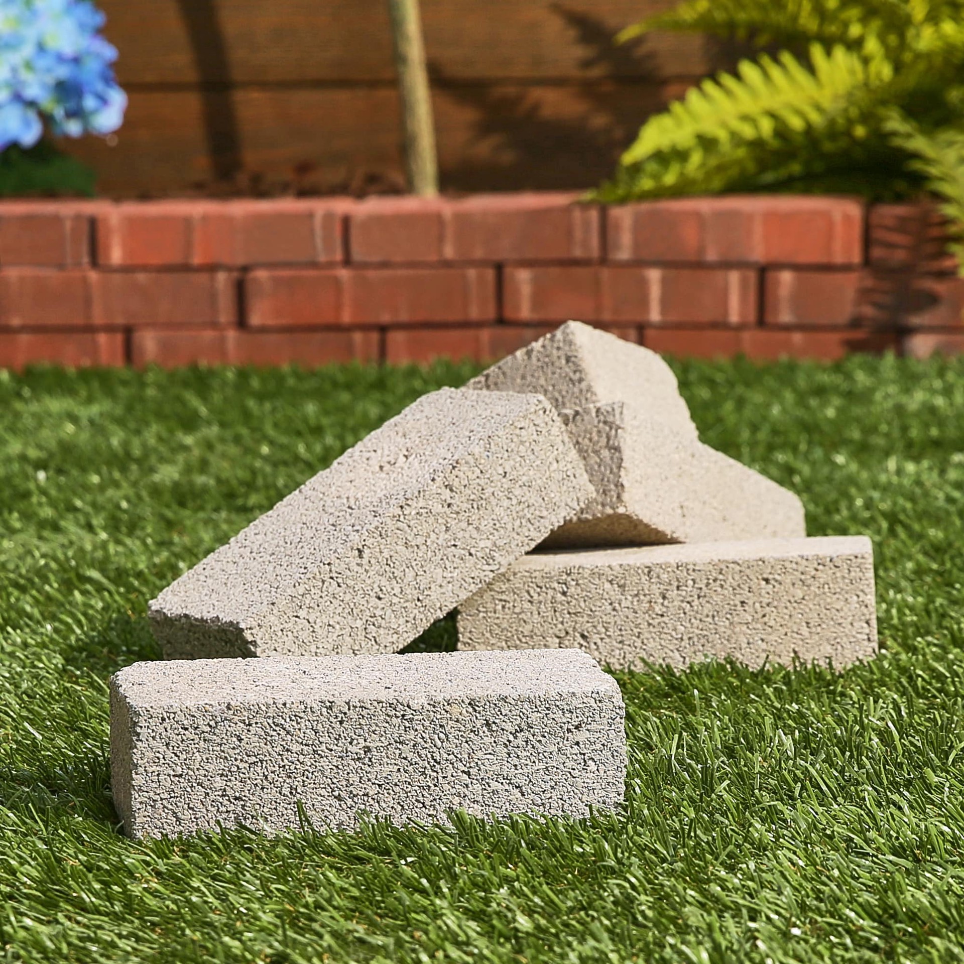 slide 3 of 6, Lee Masonry 8-in x 4-in Gray Concrete Brick, 1 ct