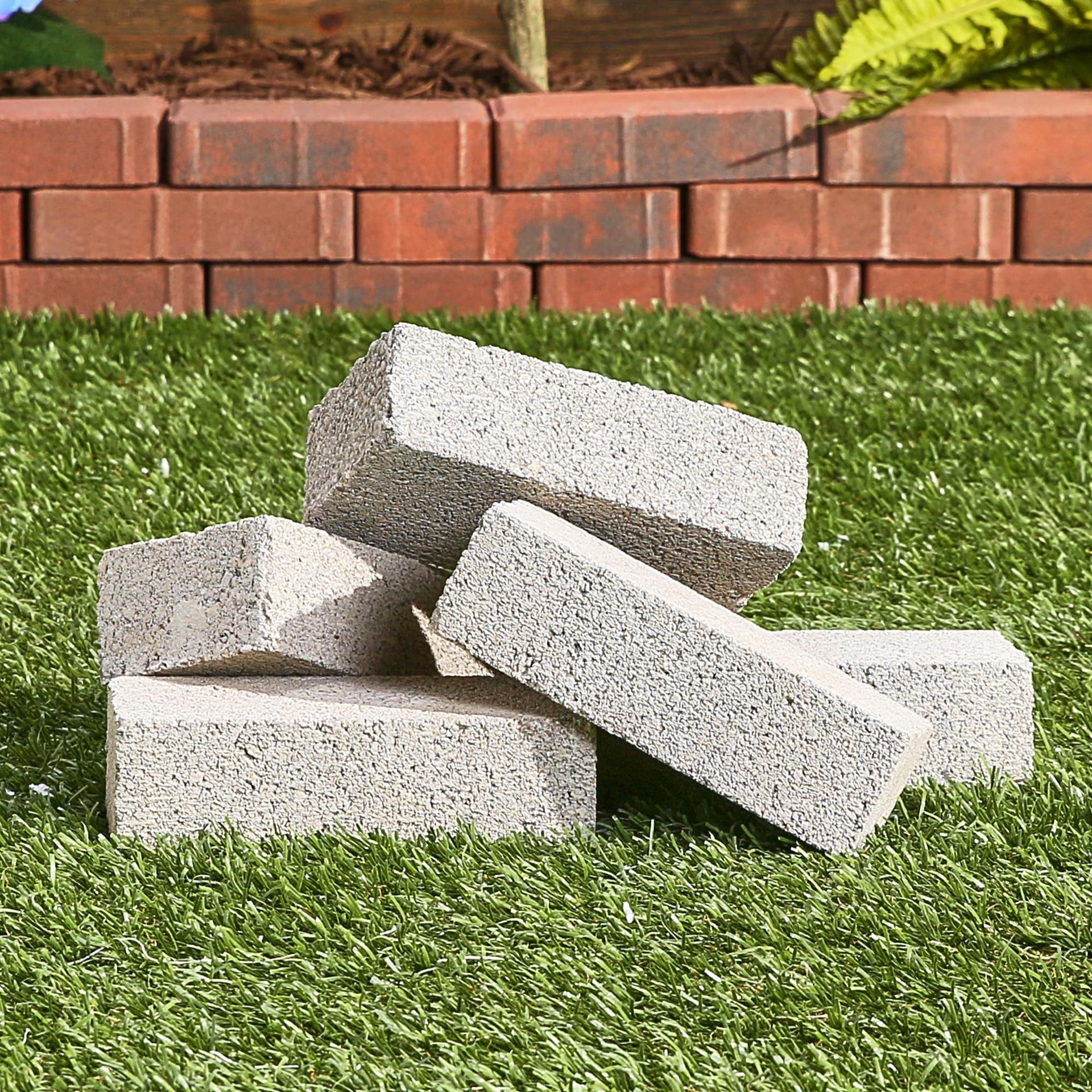 slide 4 of 6, Lee Masonry 8-in x 4-in Gray Concrete Brick, 1 ct