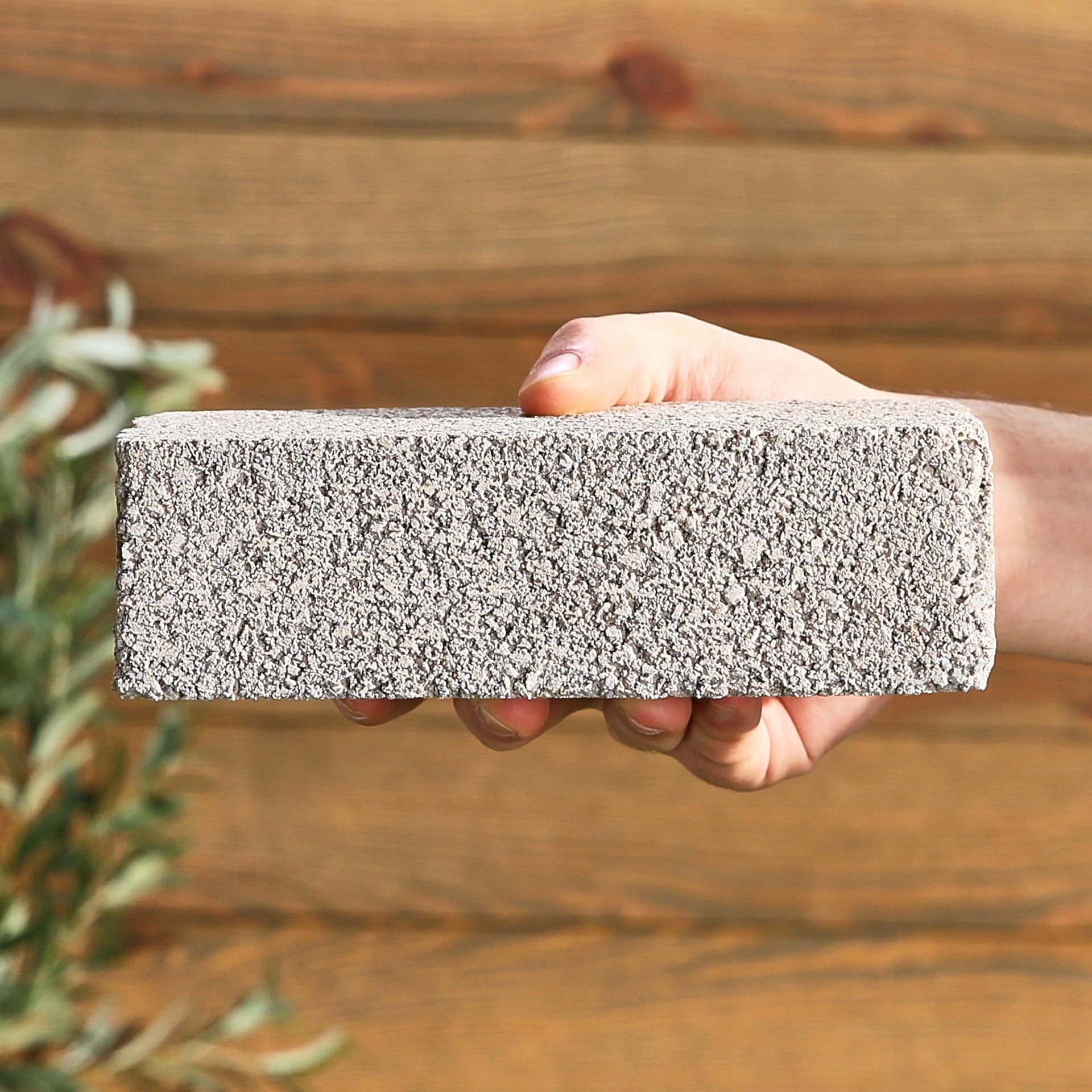 slide 6 of 6, Lee Masonry 8-in x 4-in Gray Concrete Brick, 1 ct