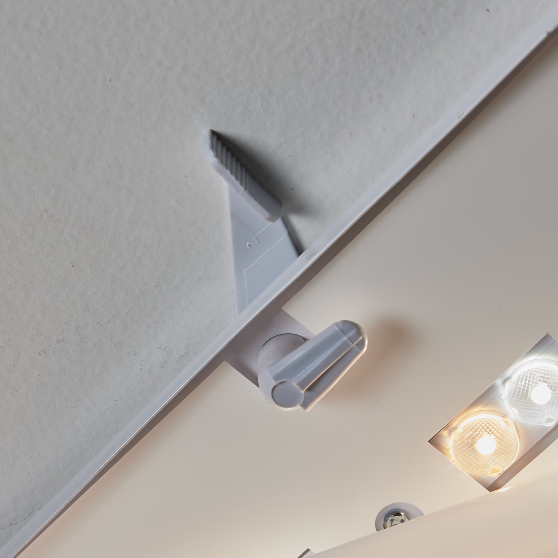 slide 2 of 6, Utilitech 1 -Light 28-in White Integrated LED Flush Mount Light, 1 ct