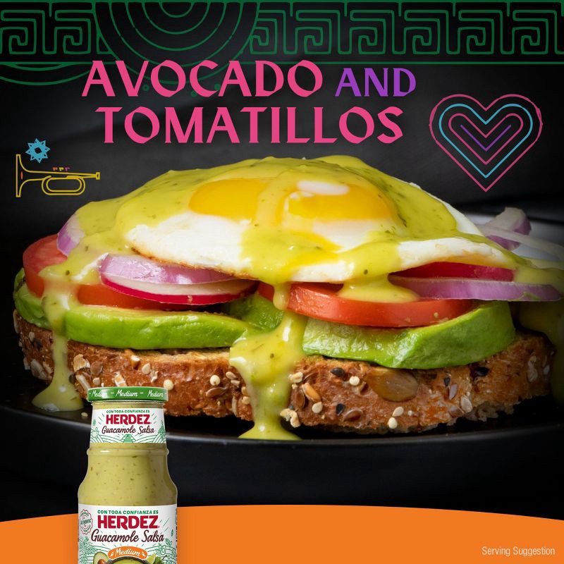 slide 10 of 12, Herdez Guacamole Salsa Medium 15.7oz, 15.7 oz