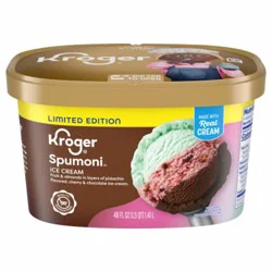 SPUMONI ICE CREAM - KROGER - 48 FL OZ