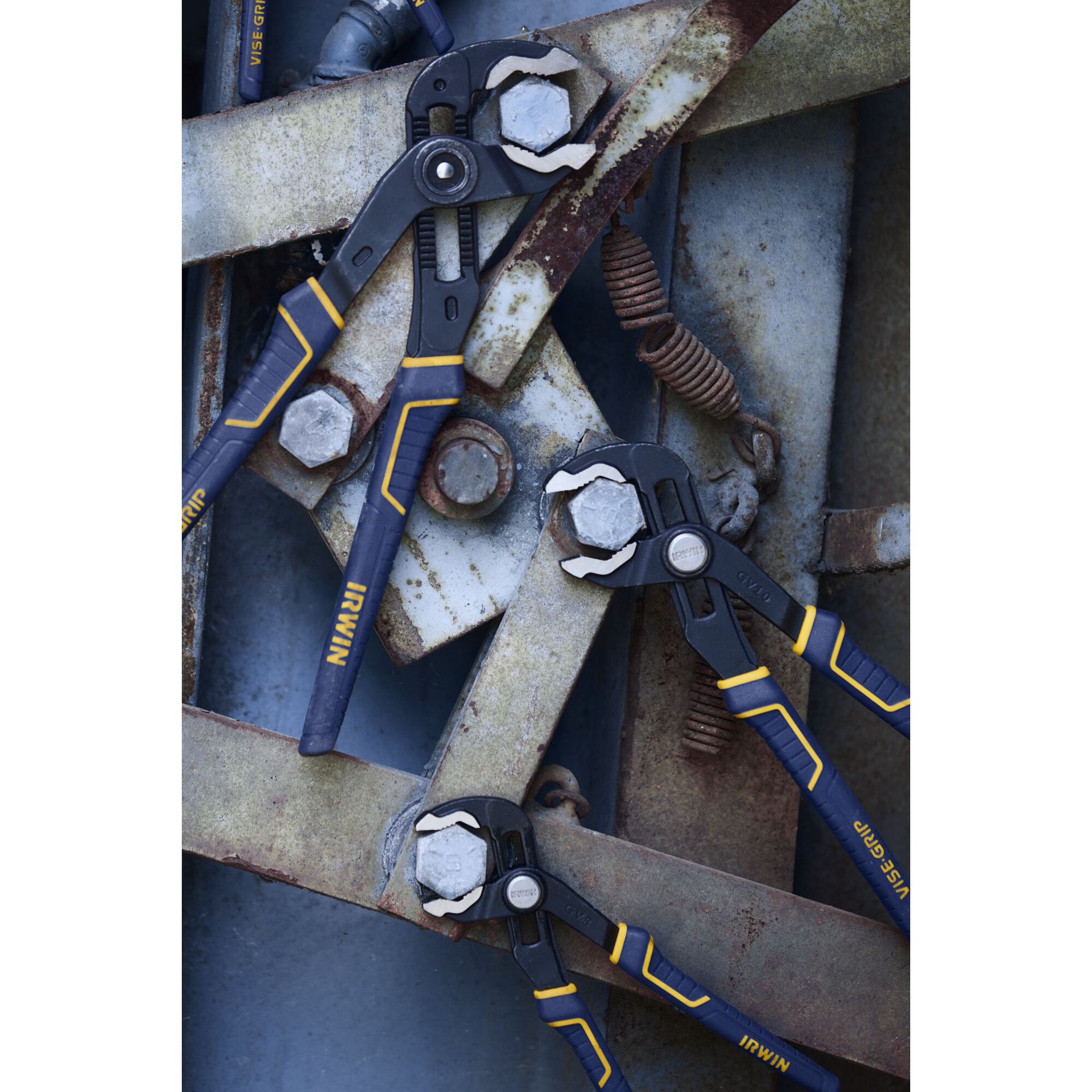 slide 5 of 6, IRWIN VISE-GRIP Quick Adjusting GrooveLock 8-in Tongue and groove pliers, 1 ct