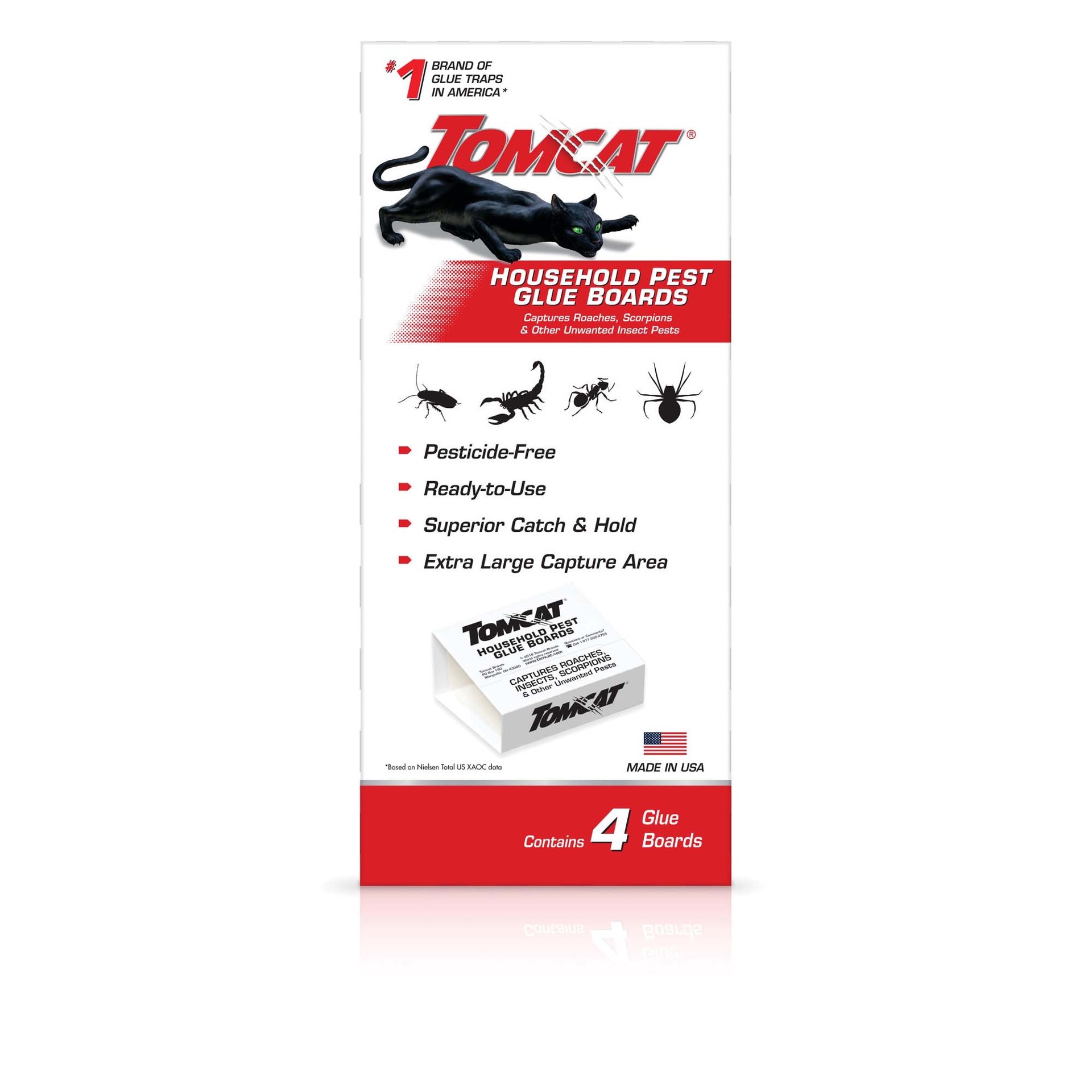 TOMCAT Household Pest, 4 Pack Traps 1 ct | shipt