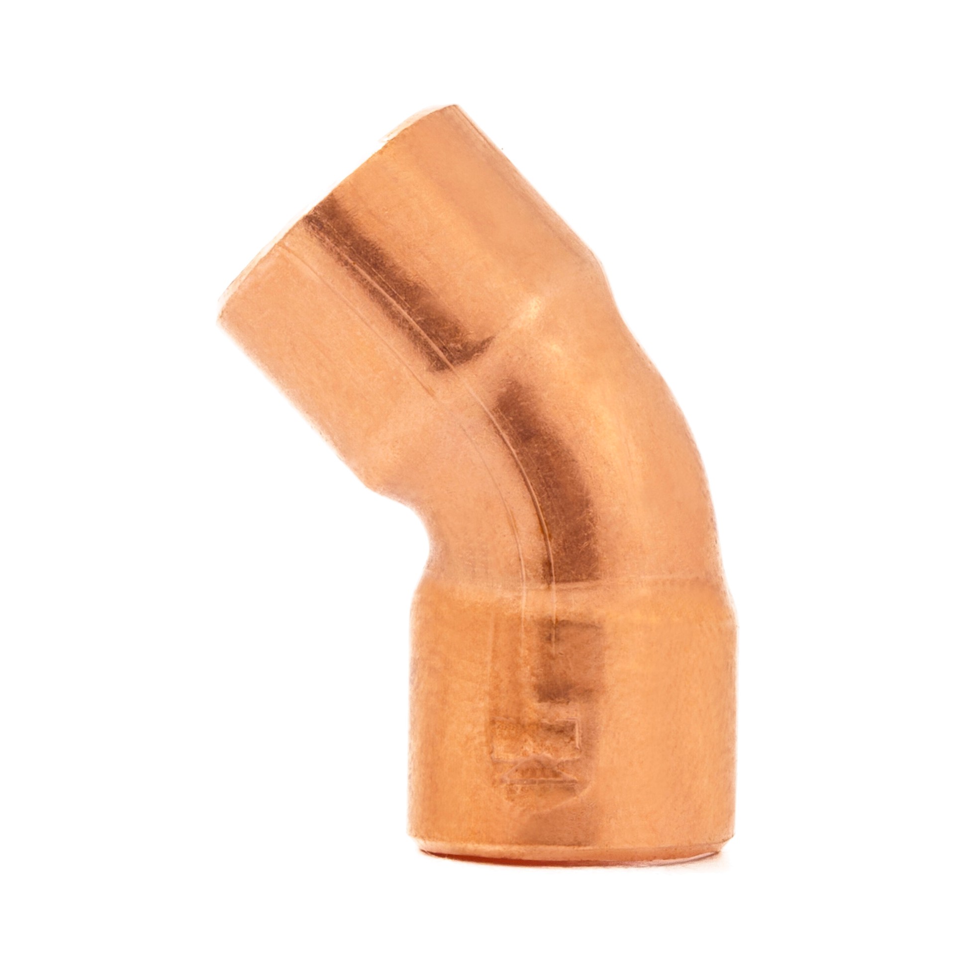slide 2 of 6, Streamline 1/2-in 45-Degree Copper Elbow, 1 ct