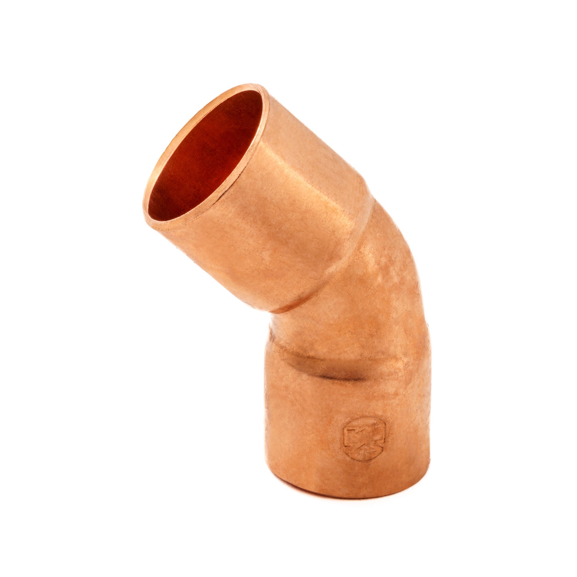 slide 1 of 6, Streamline 3/4-in 45-Degree Copper Elbow, 1 ct