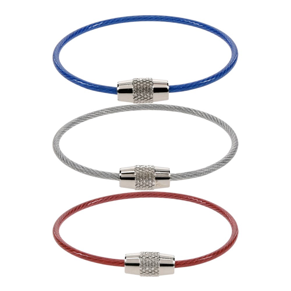 slide 1 of 4, Minute Key Multi-color Cable ring, 1 ct