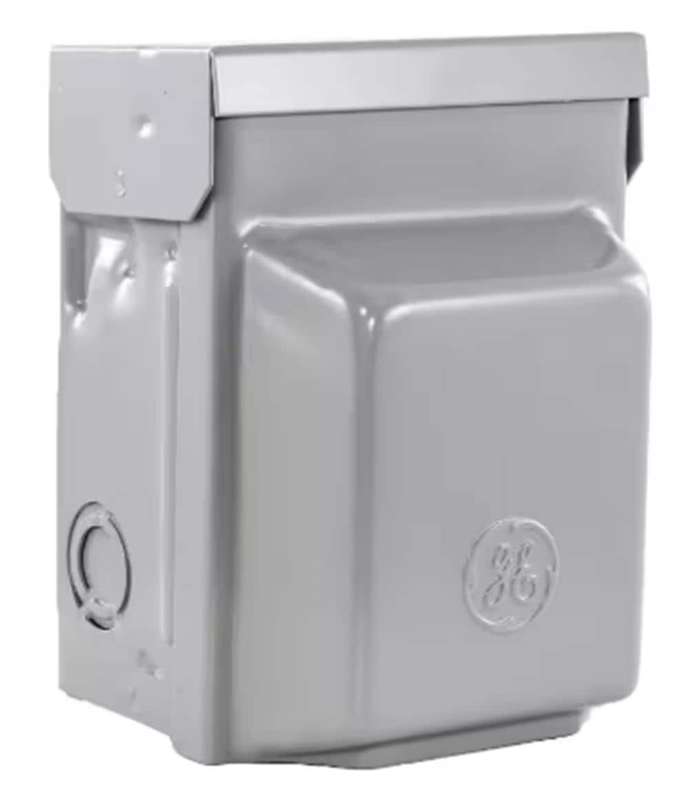 slide 3 of 6, GE 60 Amp Single phase (120V/240V) Non-fusible Indoor and outdoor Light-duty Disconnect Disconnect, 1 ct