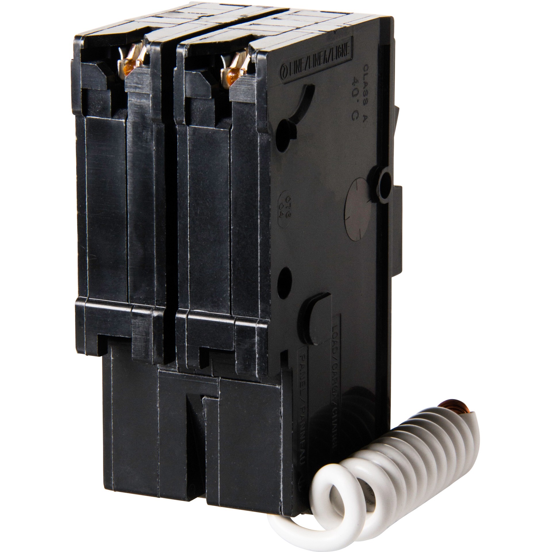 slide 6 of 6, Square D Homeline 20-amp 2 -Pole GFCI Circuit Breaker, 1 ct
