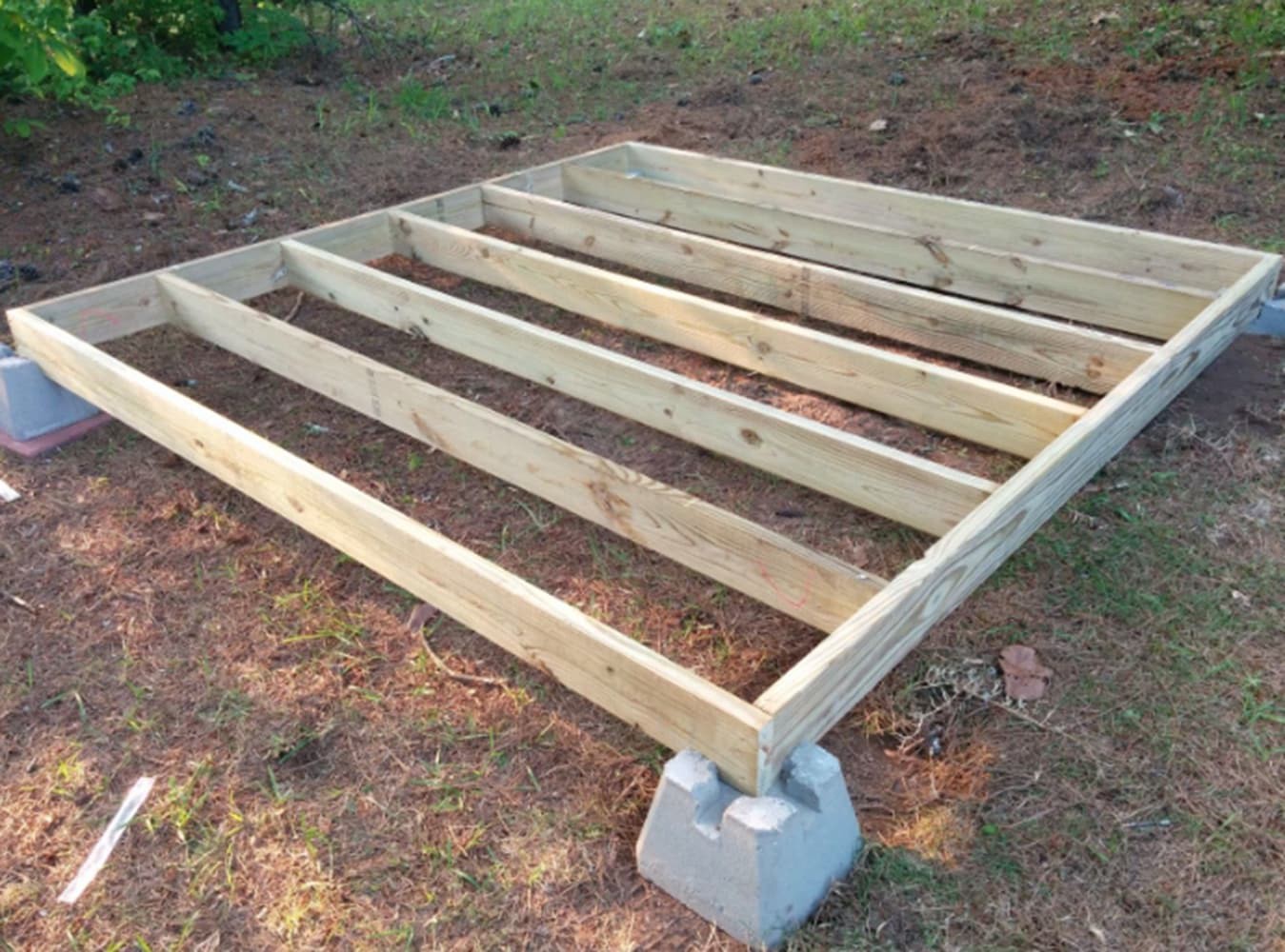 slide 4 of 4, QUIKRETE 10-in W x 10-in H x 10-in L Concrete Deck Block, 1 ct