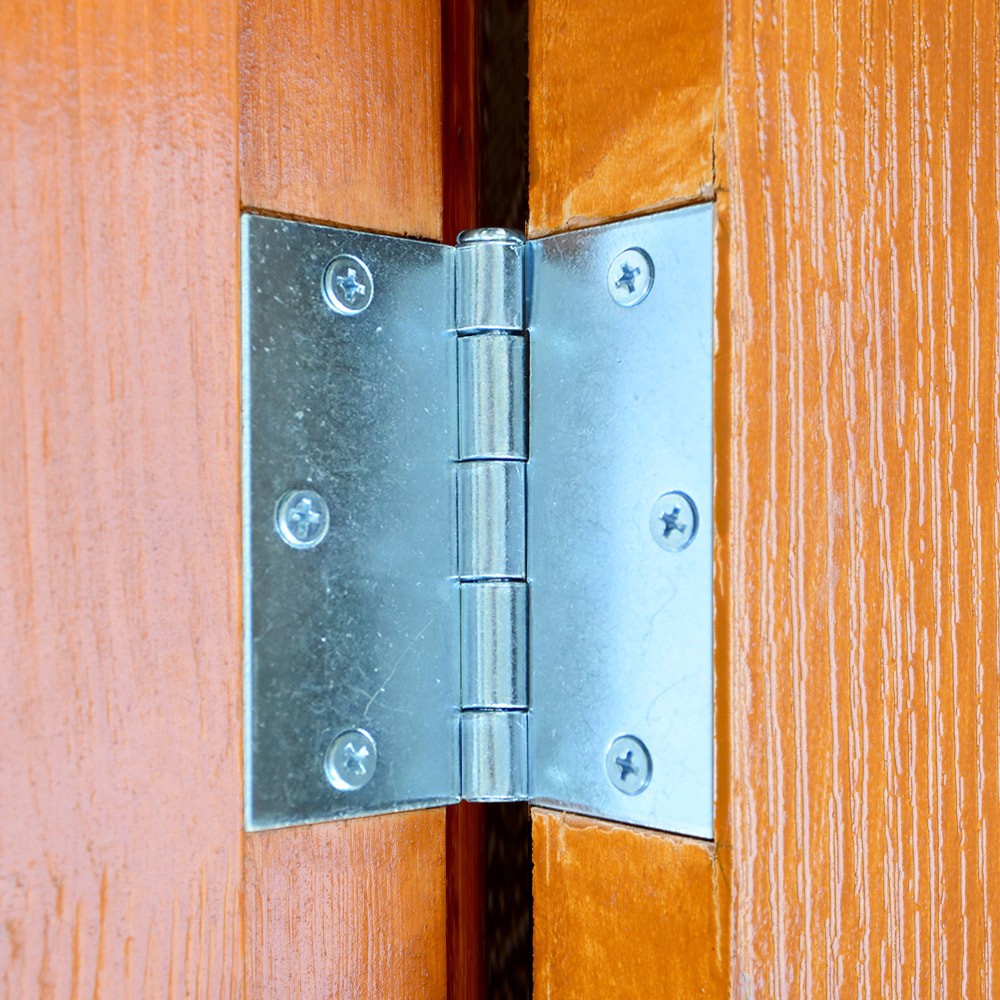 slide 5 of 6, RELIABILT 3-1/2-in H Square Silver Mortise Interior/Exterior Door Hinge, 1 ct