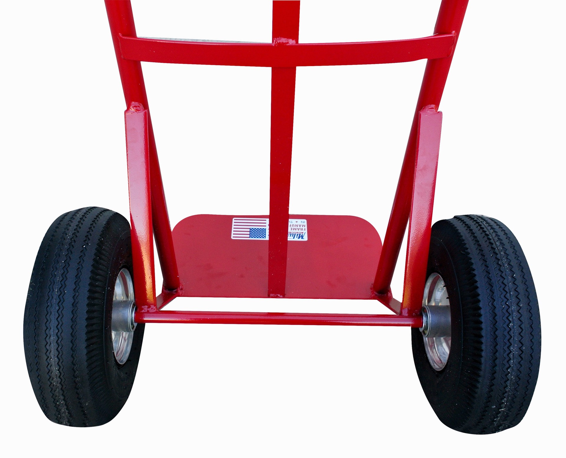 slide 4 of 6, Milwaukee 800-lb Capacity 2 -Wheel Red Steel Heavy duty hand truck, 1 ct