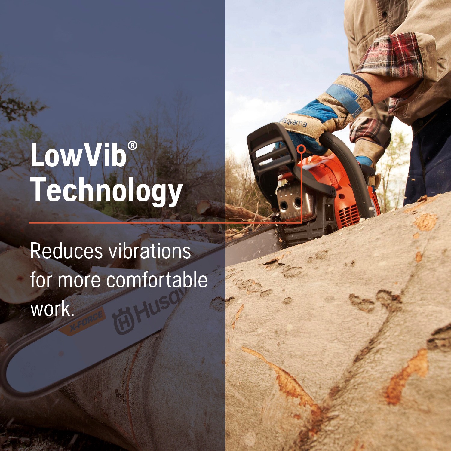 slide 5 of 6, Husqvarna 455 Rancher 55.5-cc 2-cycle 20-in Gas Chainsaw, 1 ct