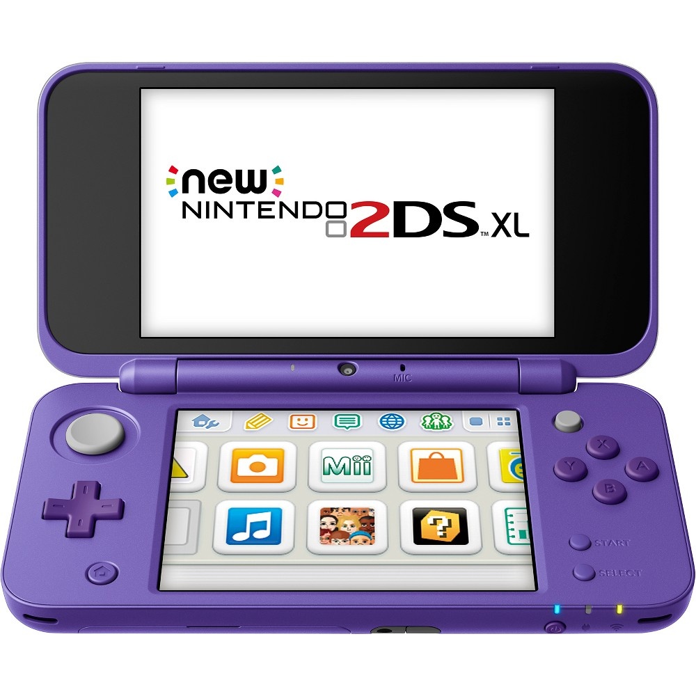 slide 2 of 6, Nintendo 2DS XL with Mario Kart 7 - Purple/Silver, 1 ct