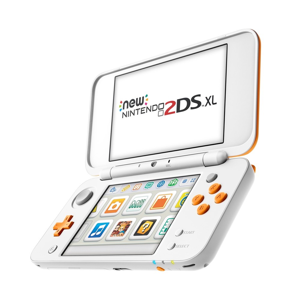 slide 2 of 6, Nintendo 2DS Xl with Mario Kart 7 - Orange/White, 1 ct