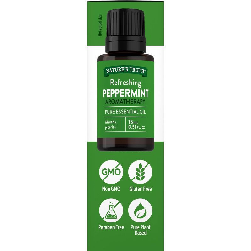 slide 3 of 5, Nature's Truth Peppermint Aromatherapy Essential Oil - 0.51 fl oz, 0.51 fl oz
