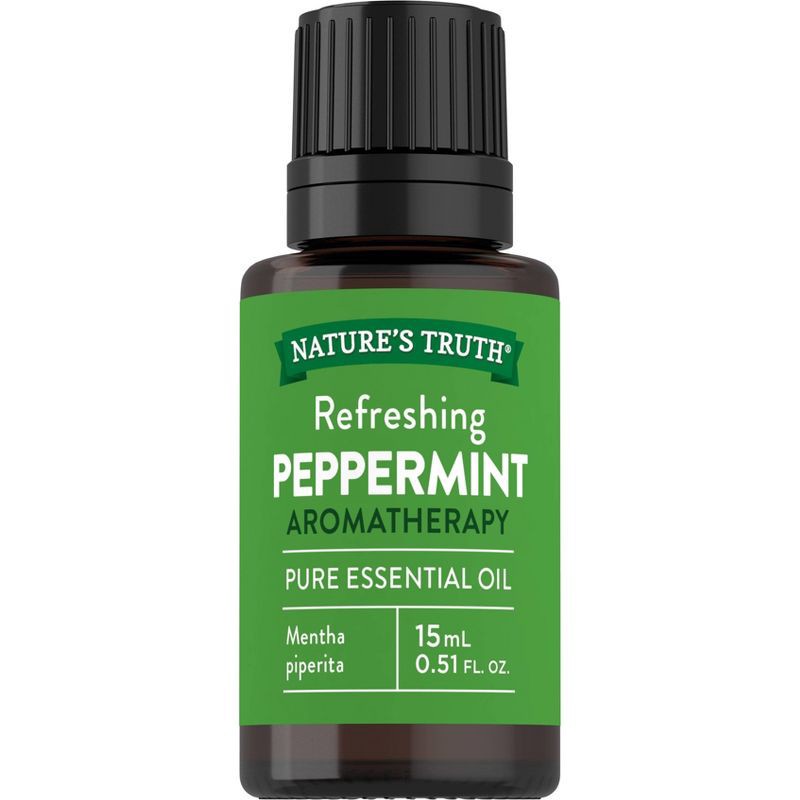 slide 5 of 5, Nature's Truth Peppermint Aromatherapy Essential Oil - 0.51 fl oz, 0.51 fl oz