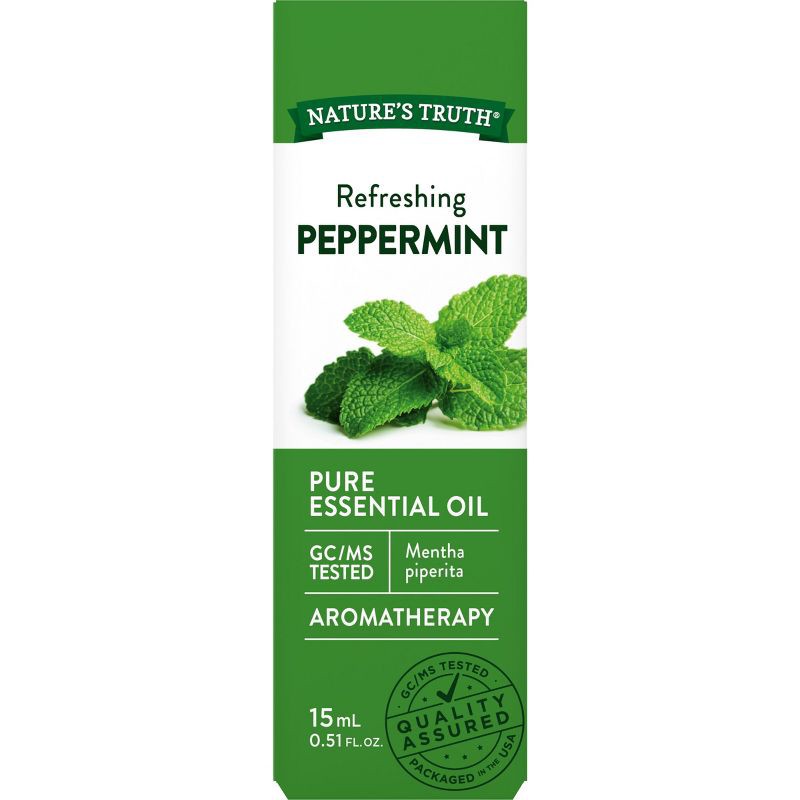 slide 1 of 5, Nature's Truth Peppermint Aromatherapy Essential Oil - 0.51 fl oz, 0.51 fl oz