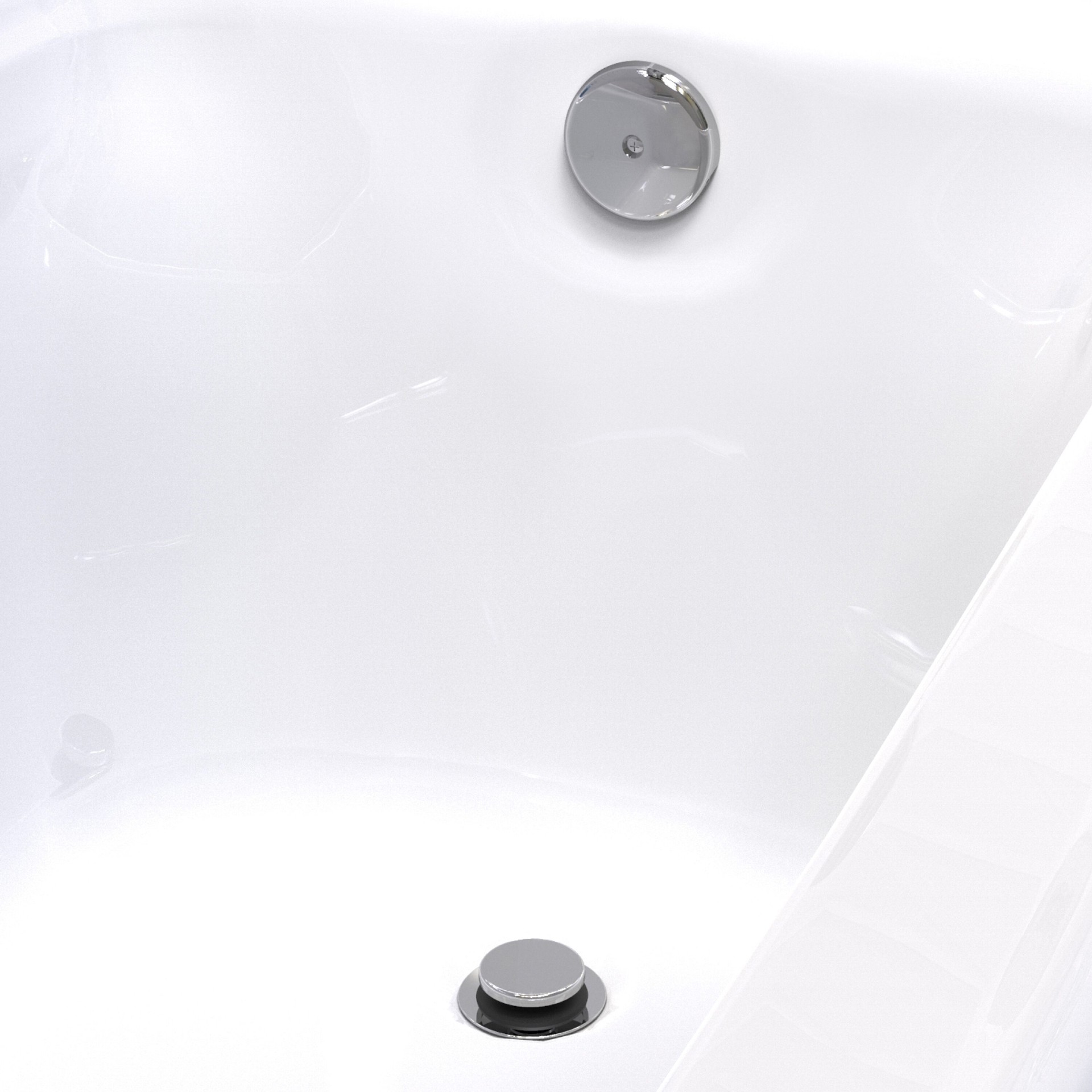 slide 4 of 6, Dearborn Touch Toe Bathtub Trim Kit - Polished Chrome, 1 ct