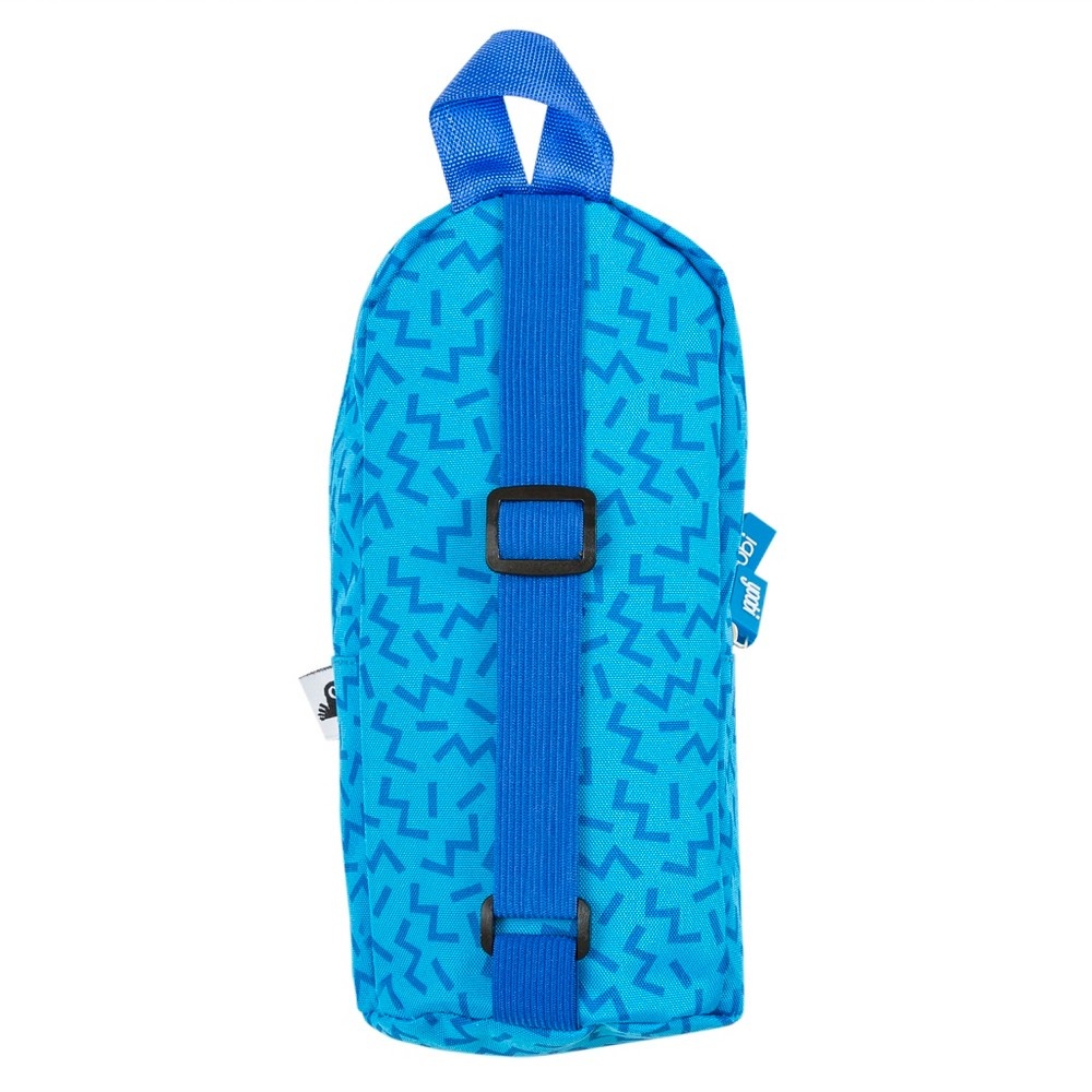 slide 3 of 3, Yoobi Mini Backpack Pencil Case - Blue Stripe, 1 ct
