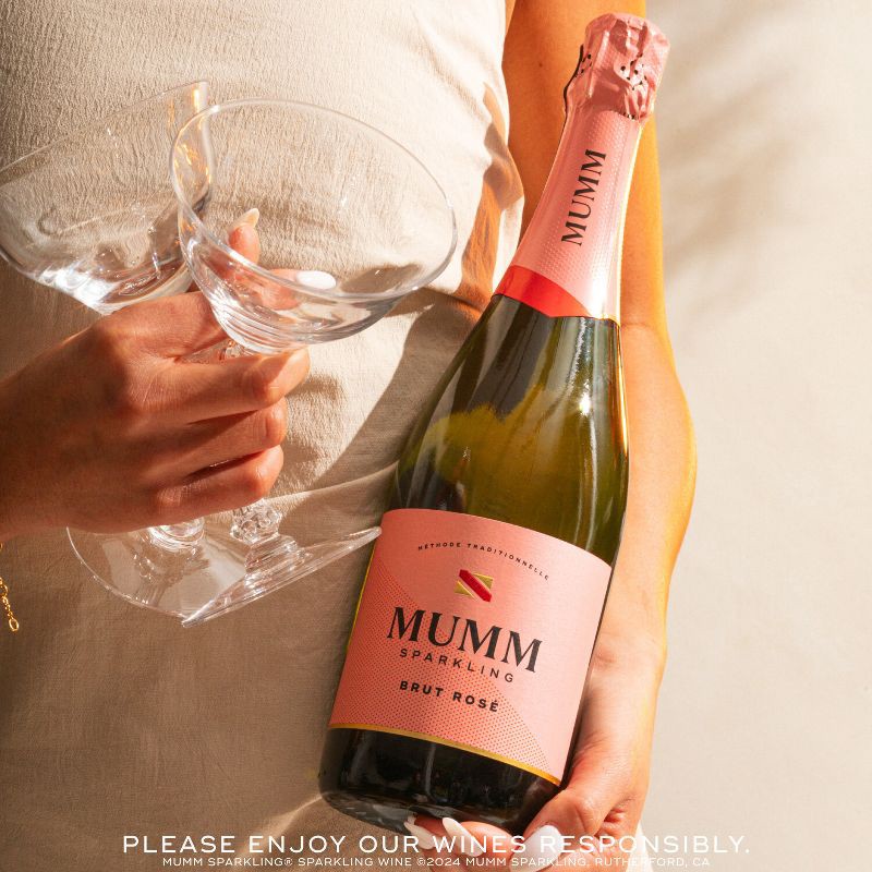 slide 5 of 9, Mumm Napa Mumm Sparkling Brut Rosé - 750ml Bottle, 750 ml