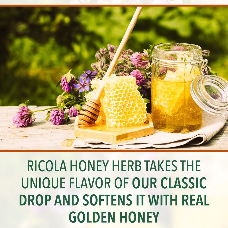 slide 4 of 8, Ricola Cough Drops - Honey Herb - 45ct, 45 ct