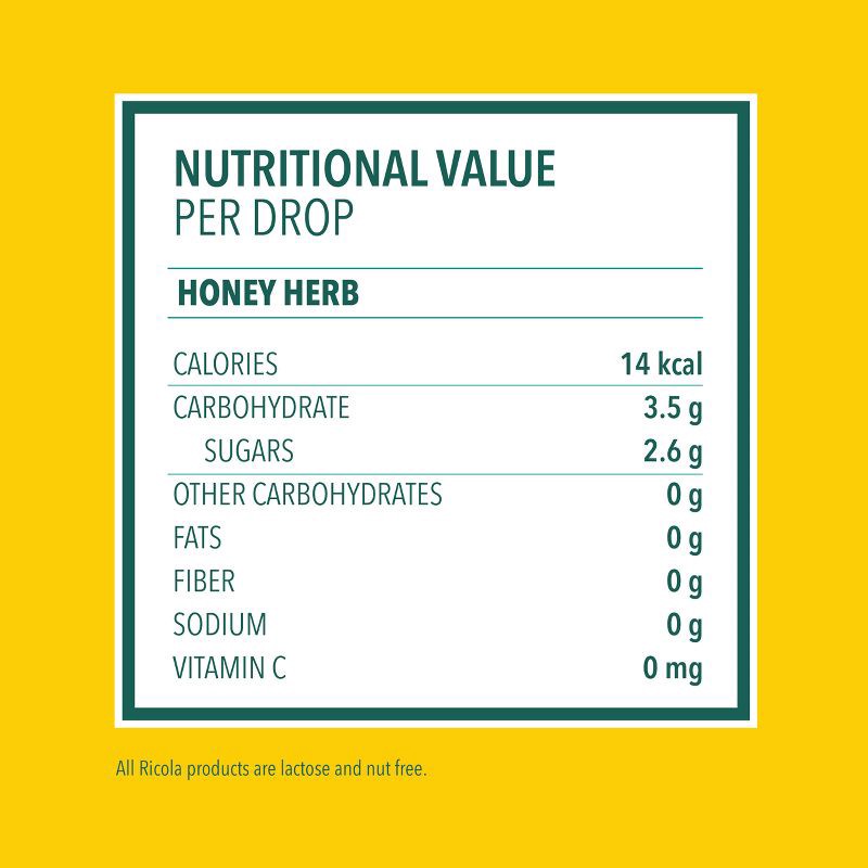 slide 6 of 10, Ricola Cough Drops - Honey Herb - 45ct, 45 ct