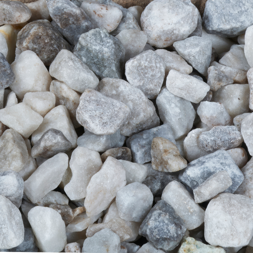 slide 3 of 6, EARTHESSENTIALS BY QUIKRETE 0.5 cu ft White Decorative rock (0.5 - 3-in), 1 ct