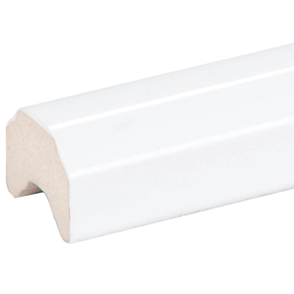 slide 5 of 6, Satori Hudson Brilliant White Contempo 1-in x 12-in Glossy Ceramic Pencil Tile, 1 ct