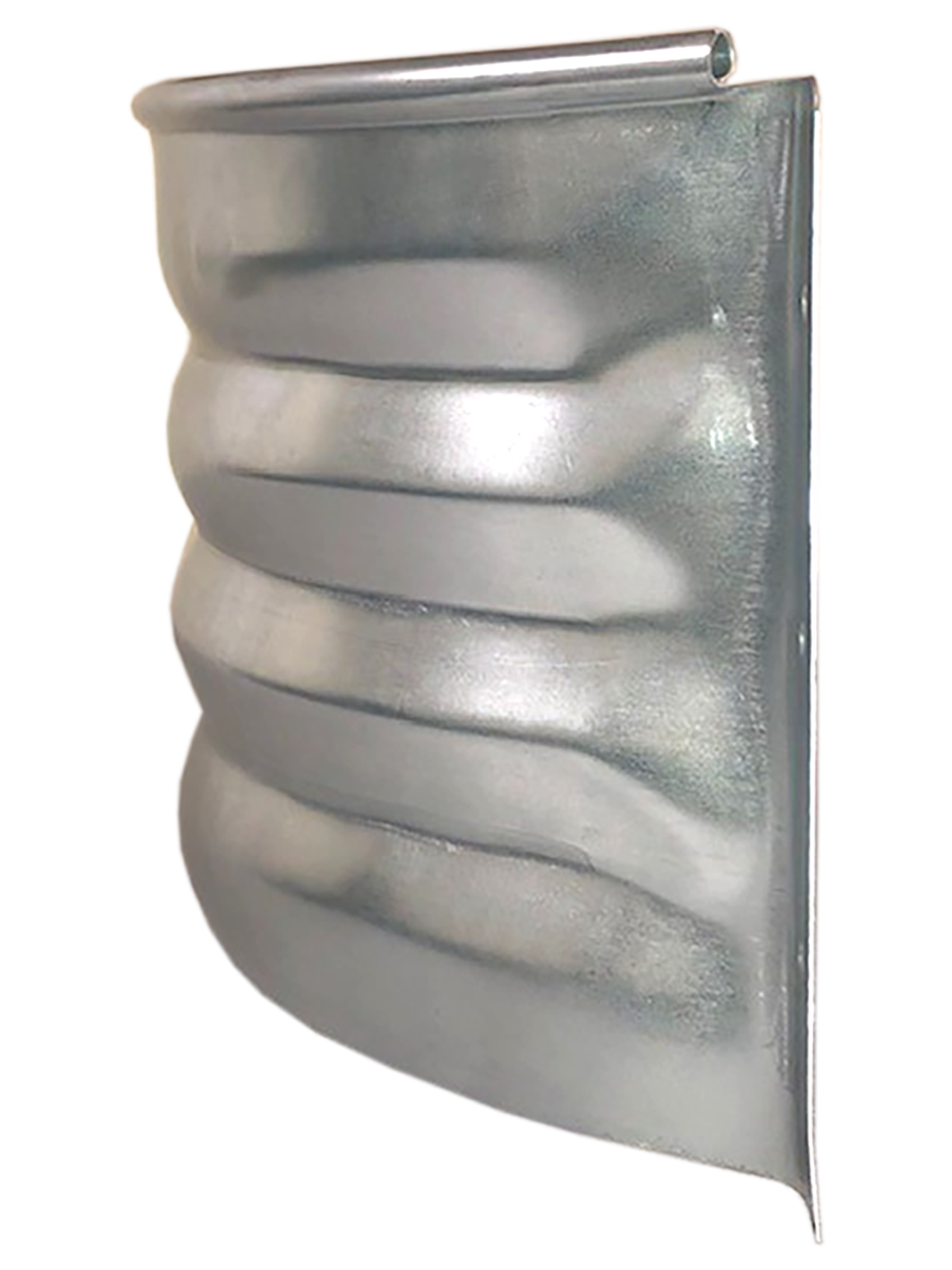 slide 3 of 4, VESTAL MFG 16-in W x 37-in L x 24-in H Silver Metal Window Well Area Wall, 1 ct