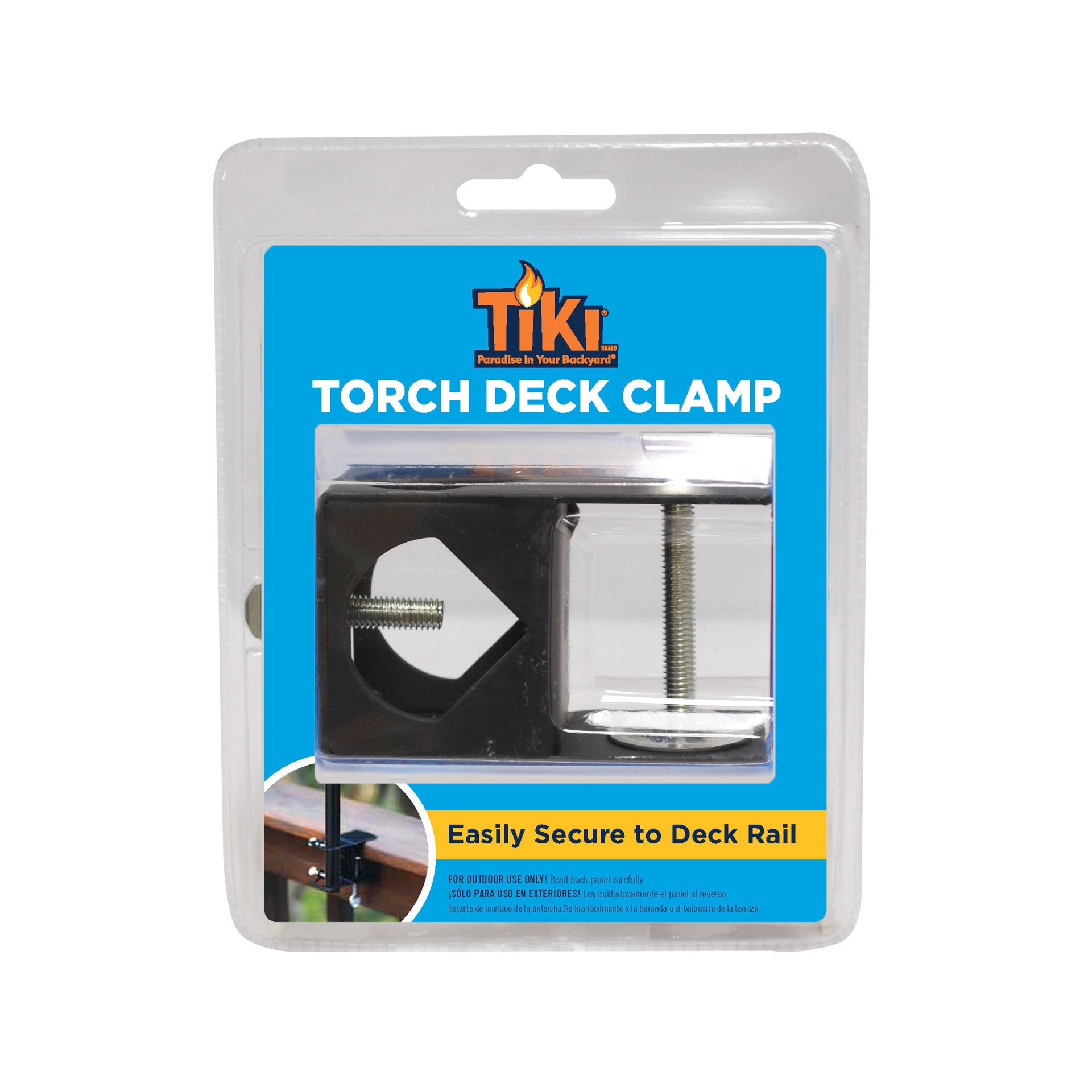 slide 2 of 3, TIKI Black Metal Torch Stand, 1 ct