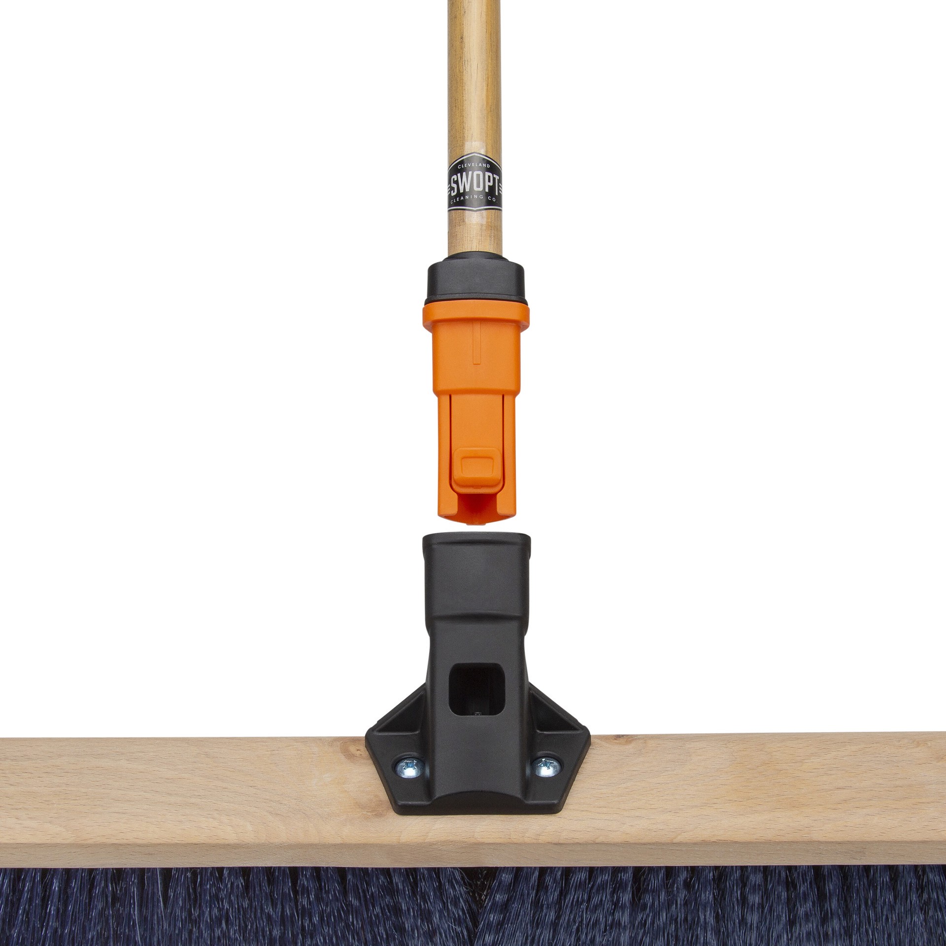 slide 5 of 6, SWOPT Premium Head 24-in Poly fiber Multi-surface All-purpose Push Broom, 1 ct