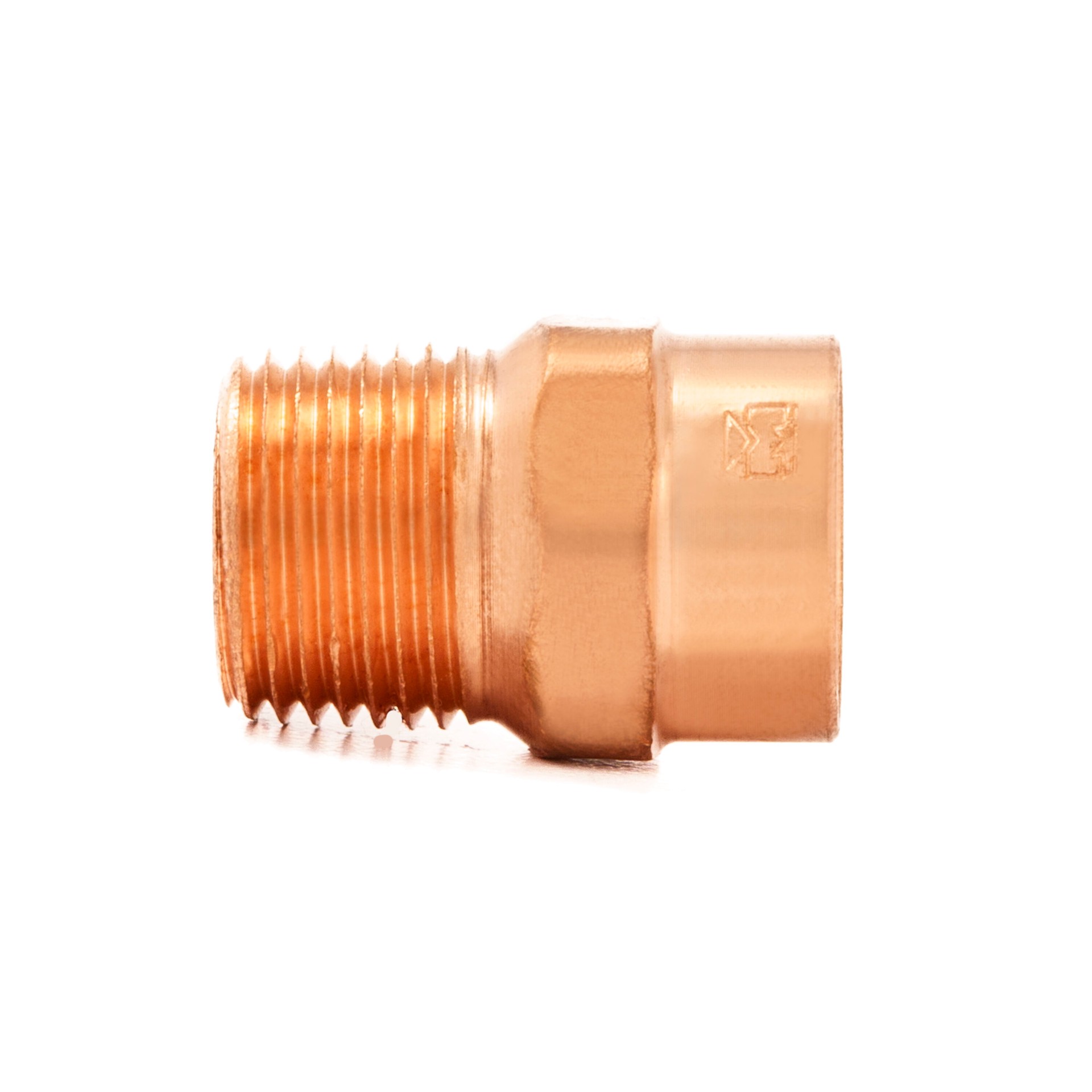 slide 2 of 6, Streamline 1/2-in x 3/8-in Copper Male Adapter, 1 ct