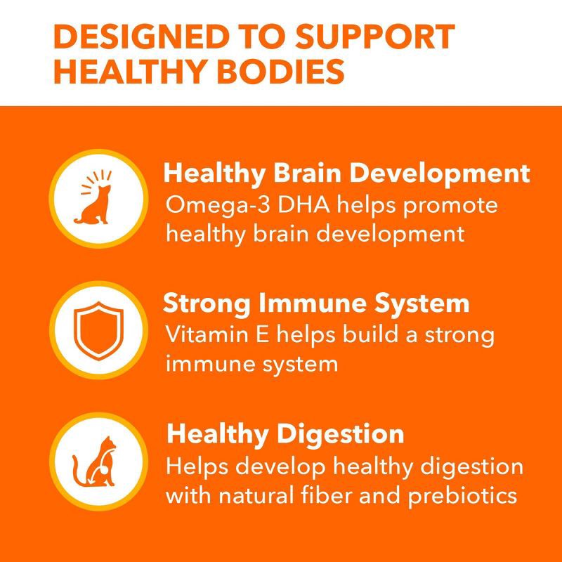 slide 6 of 10, IAMS Proactive Health with Chicken Kitten Premium Dry Cat Food - 7lbs, 7 lb