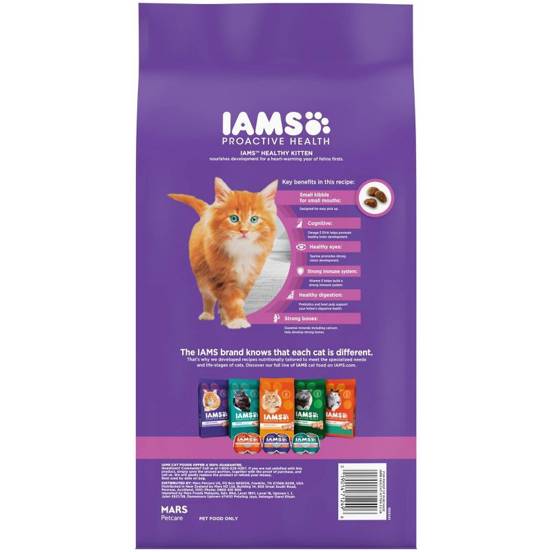 slide 2 of 11, IAMS Proactive Health with Chicken Kitten Premium Dry Cat Food - 3.5lbs, 3.5 lb