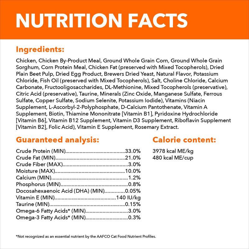 slide 8 of 10, IAMS Proactive Health with Chicken Kitten Premium Dry Cat Food - 3.5lbs, 3.5 lb