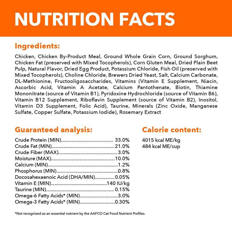 slide 10 of 10, IAMS Proactive Health with Chicken Kitten Premium Dry Cat Food - 3.5lbs, 3.5 lb