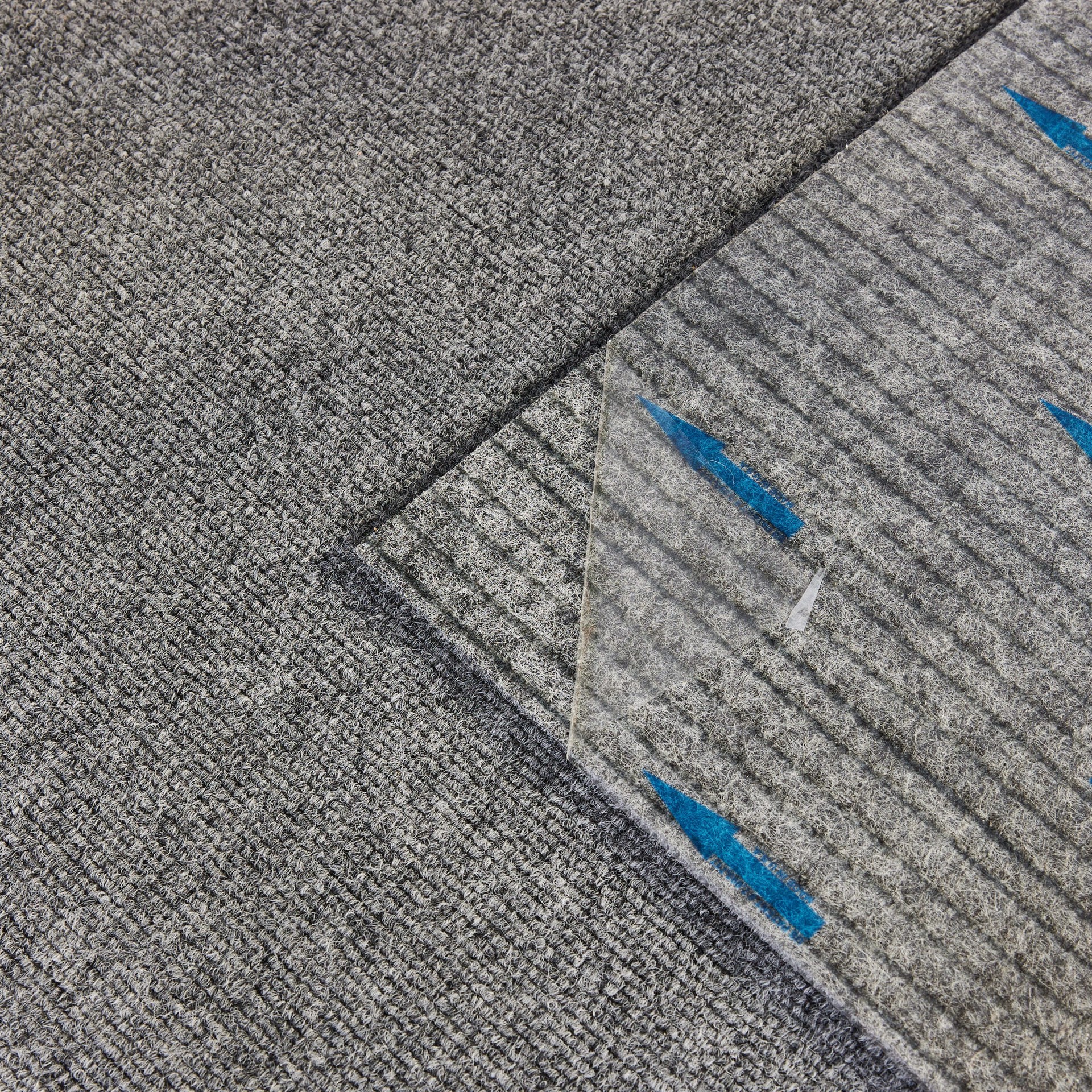 slide 2 of 6, Style Selections Varna 18-in x 18-in Smoke Gray Residential Peel and stick Indoor or outdoor Carpet Tile ( 22.5-sq ft ), 1 ct